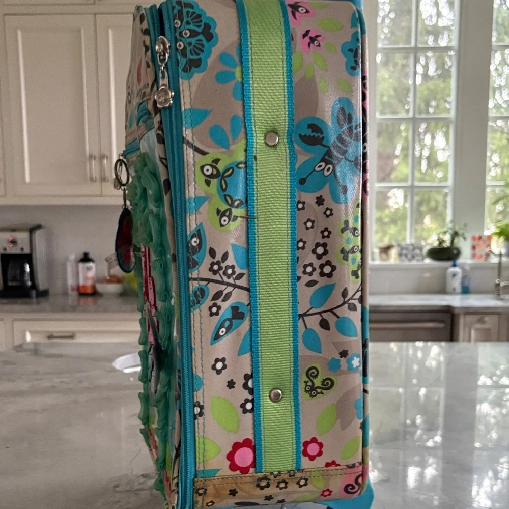 Oilily Blue and Pink Mermaid Kids suitcase - Picture 6 of 13